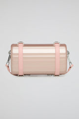Pink Metallic Barrel Bag
