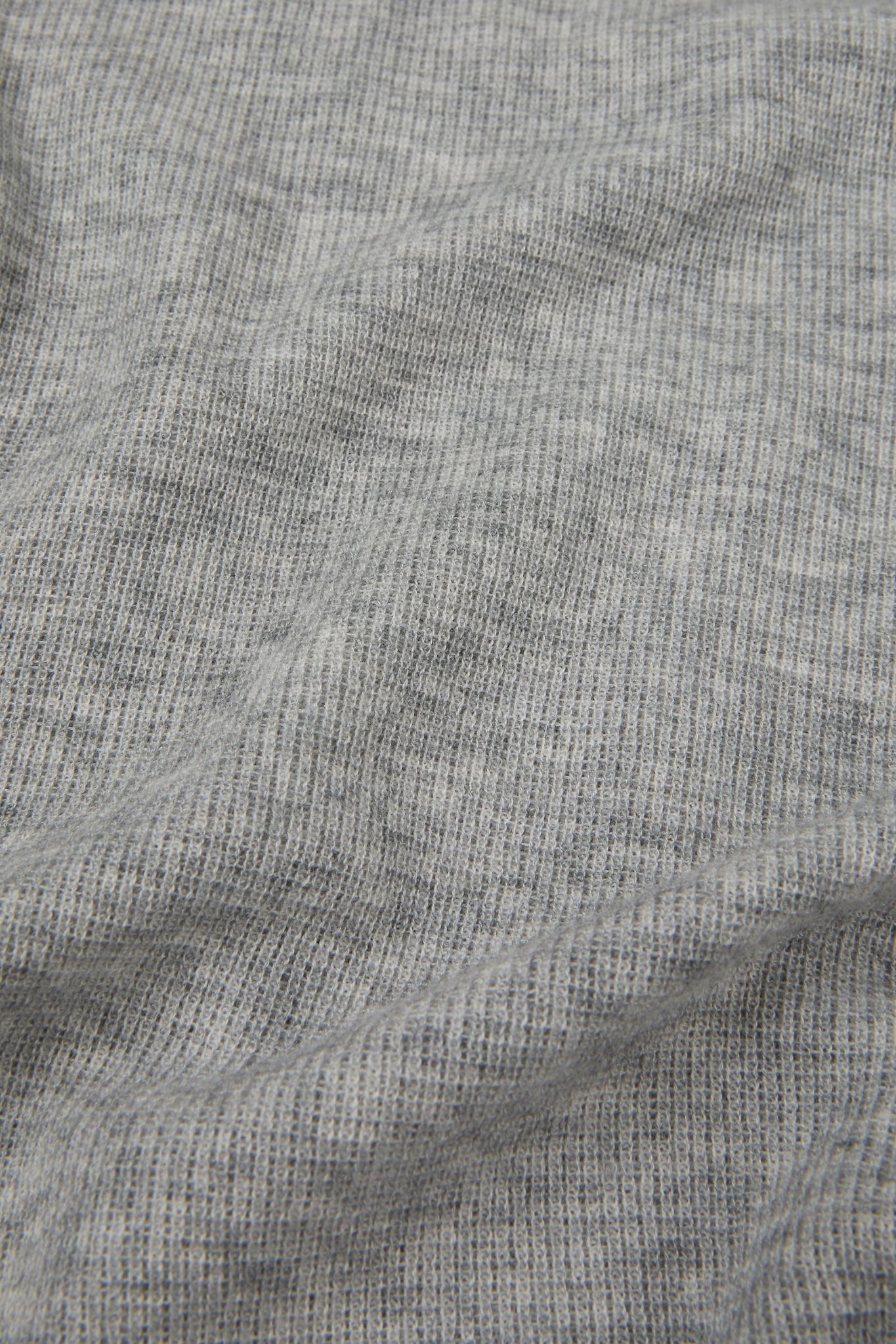 Raw Edge Zip Collar Knit Tee