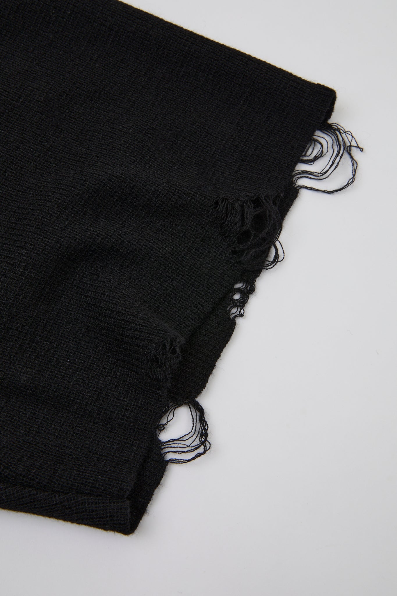 Raw Edge Zip Collar Tee