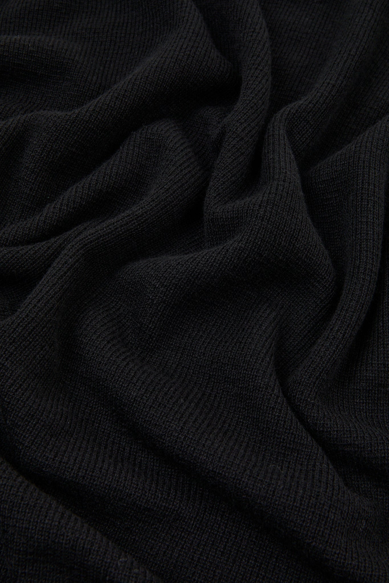 Raw Edge Zip Collar Tee