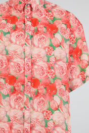 Floral Print Short Sleeve Shirt