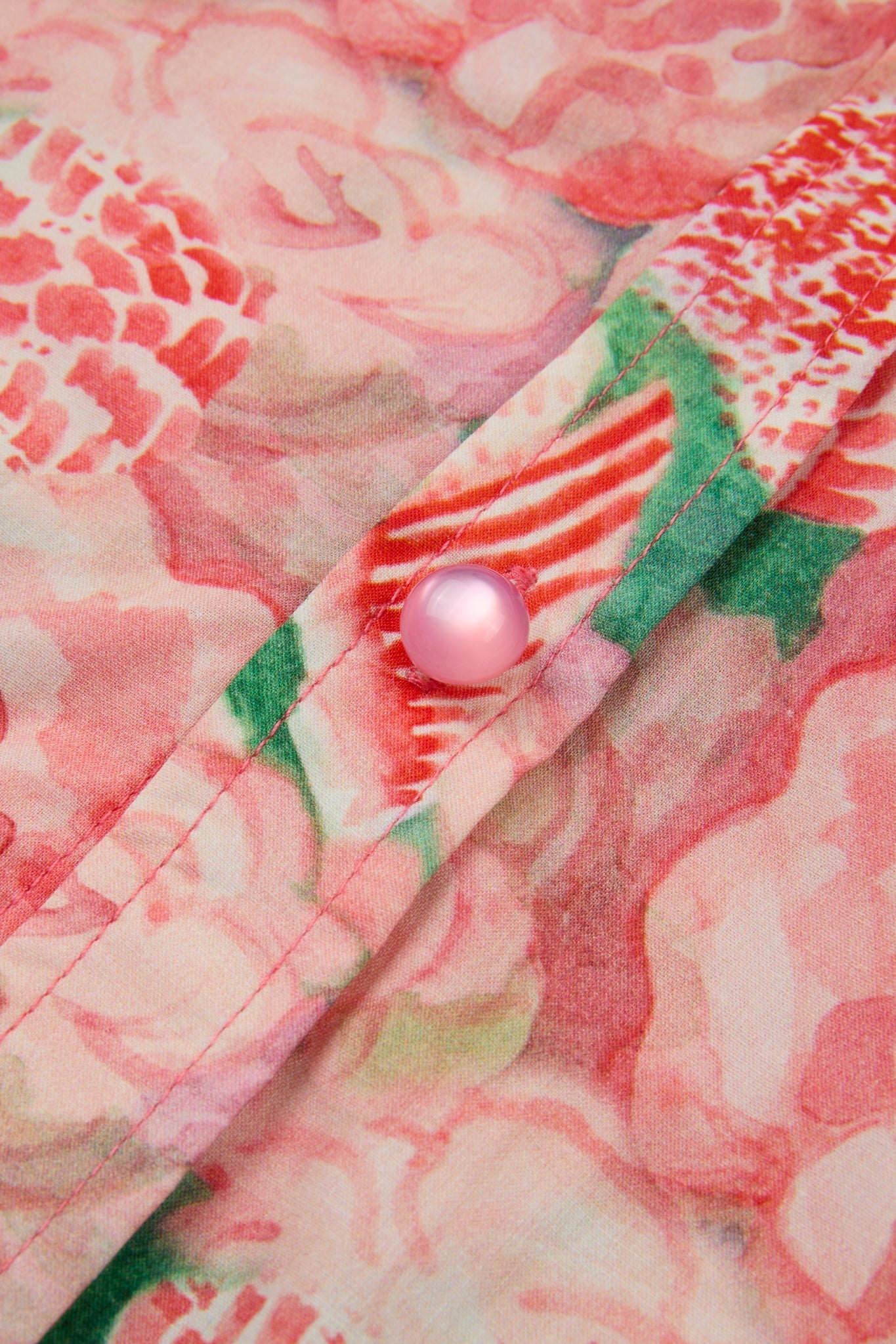 Floral Print Short Sleeve Shirt