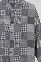 Monochrome Patchwork Shirt