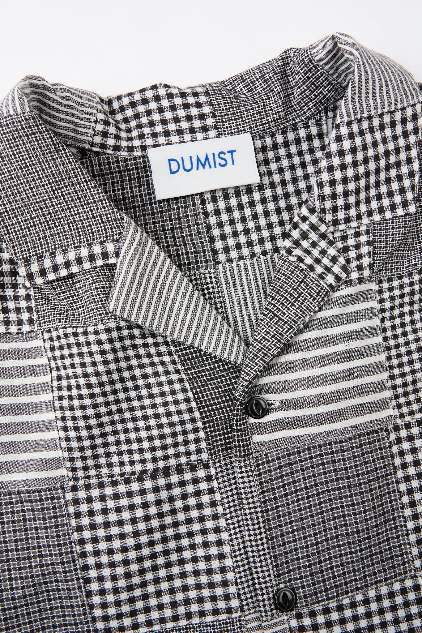 Monochrome Patchwork Shirt