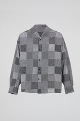 Monochrome Patchwork Shirt