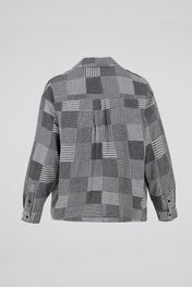 Monochrome Patchwork Shirt