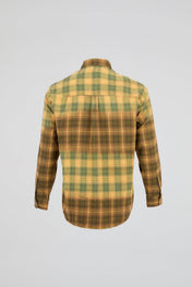 Gradient Plaid Flannel Shirt