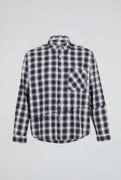 Black & White Checked Long Sleeves Shirt