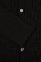 Cable Knit Button Cardigan