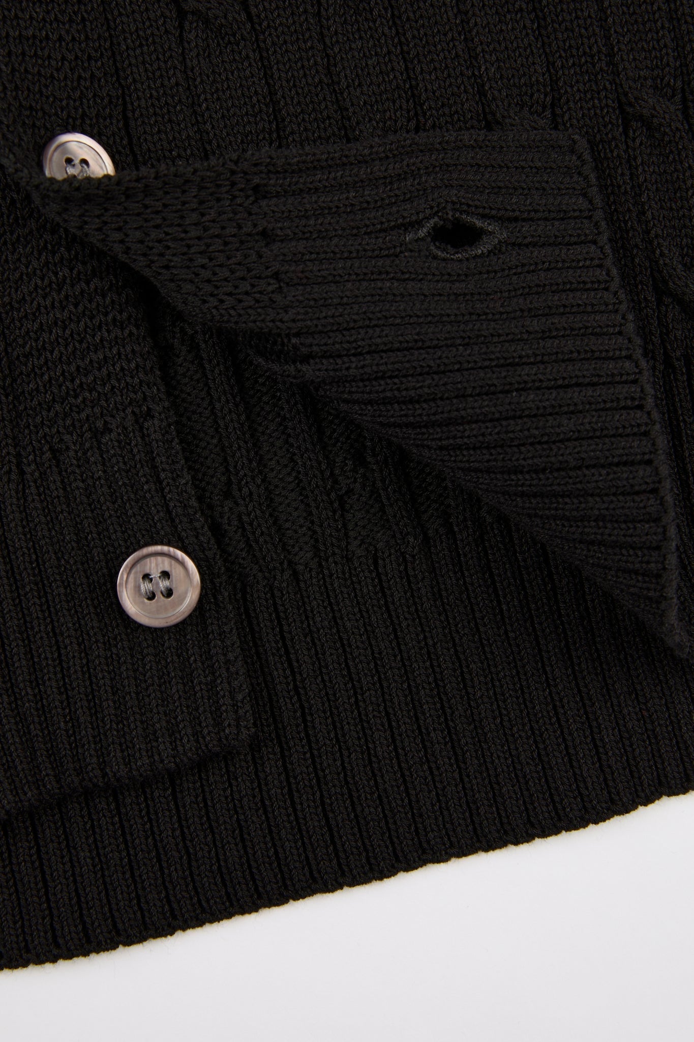 Cable Knit Button Cardigan