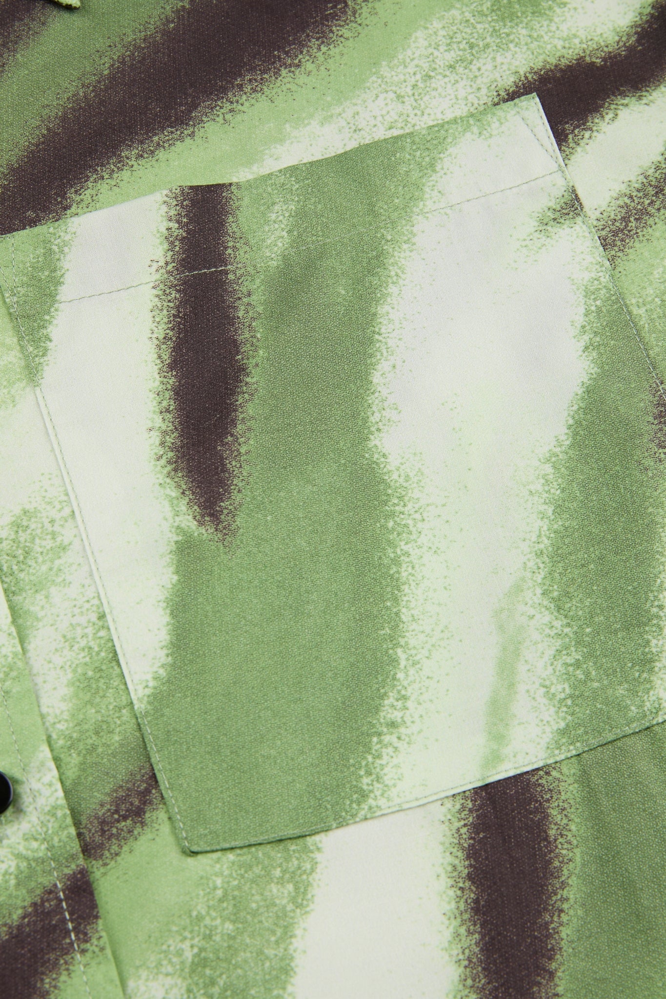 Abstract Wave Print Short Sleeve Shirt