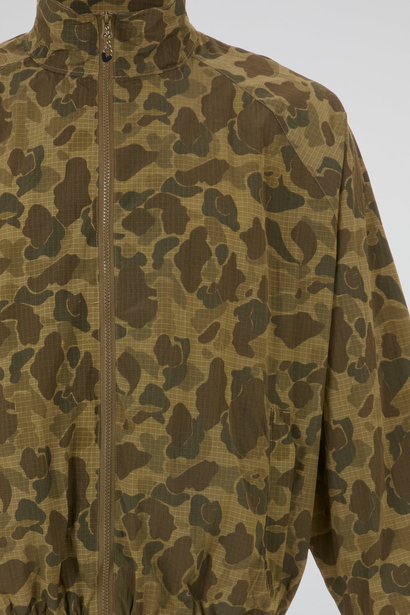 Camouflage Ripstop Zip Jacket
