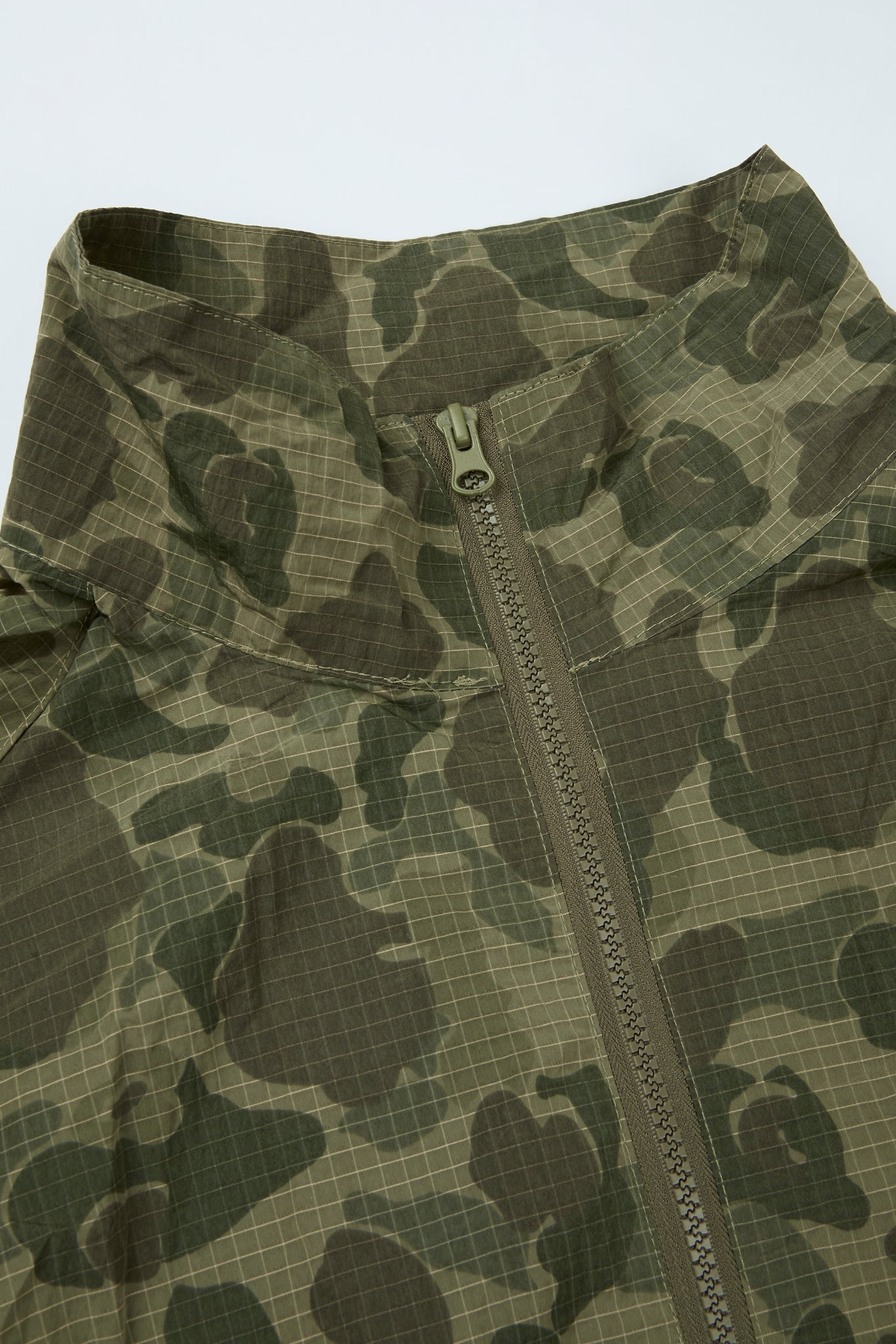 Camouflage Ripstop Zip Jacket