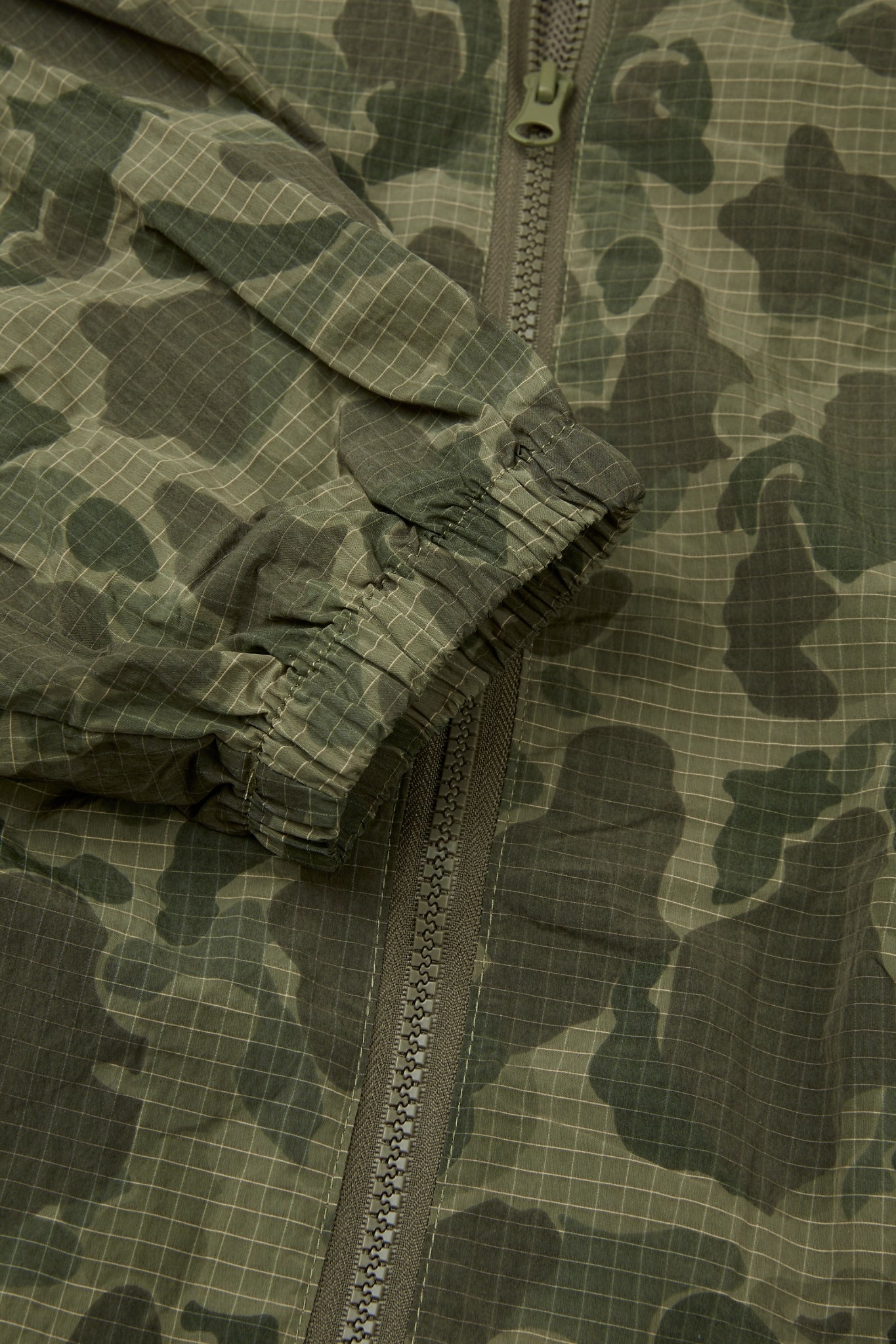 Camouflage Ripstop Zip Jacket