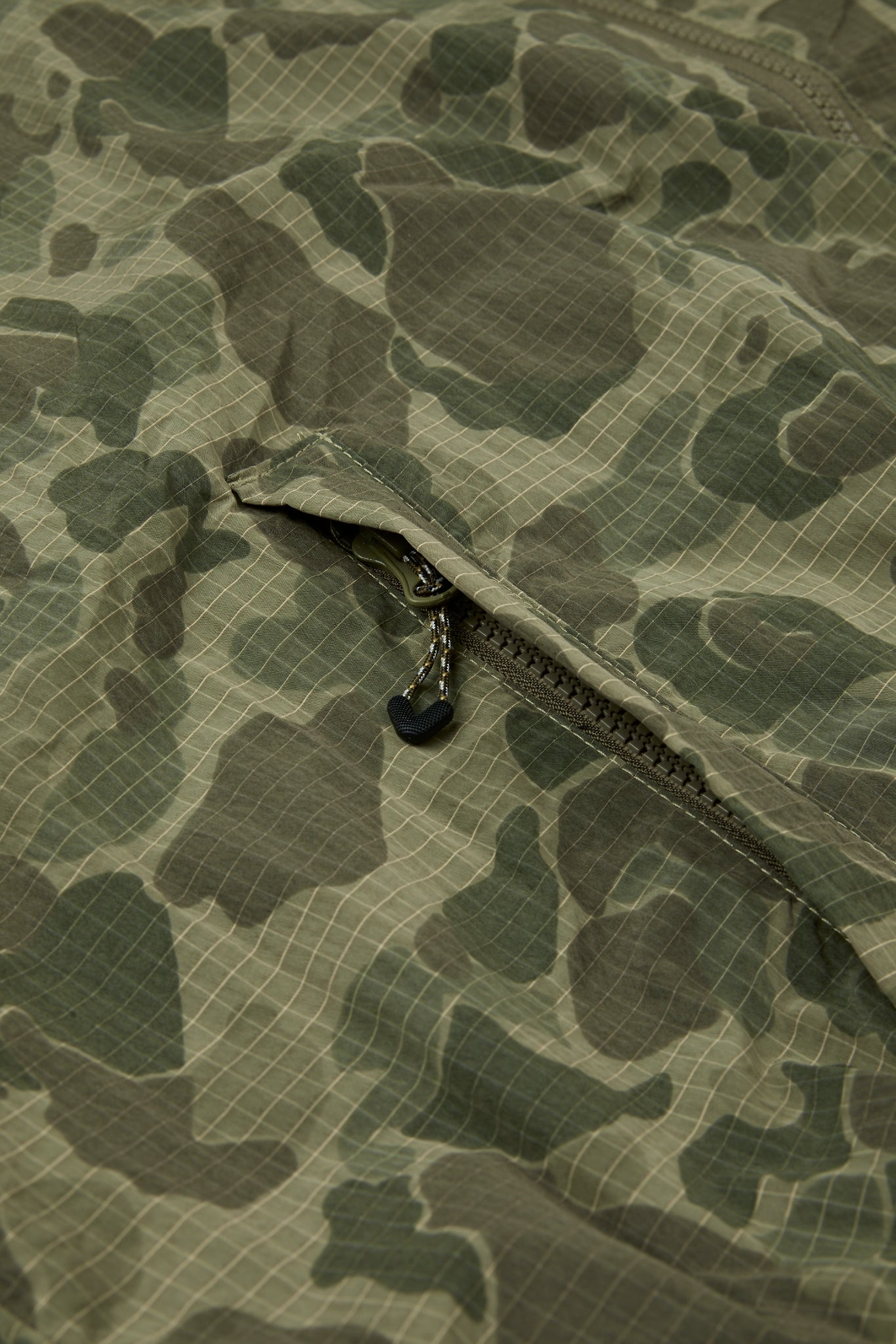 Camouflage Ripstop Zip Jacket