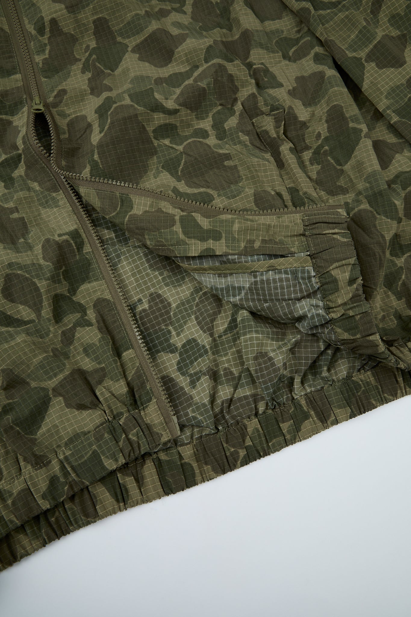Camouflage Ripstop Zip Jacket