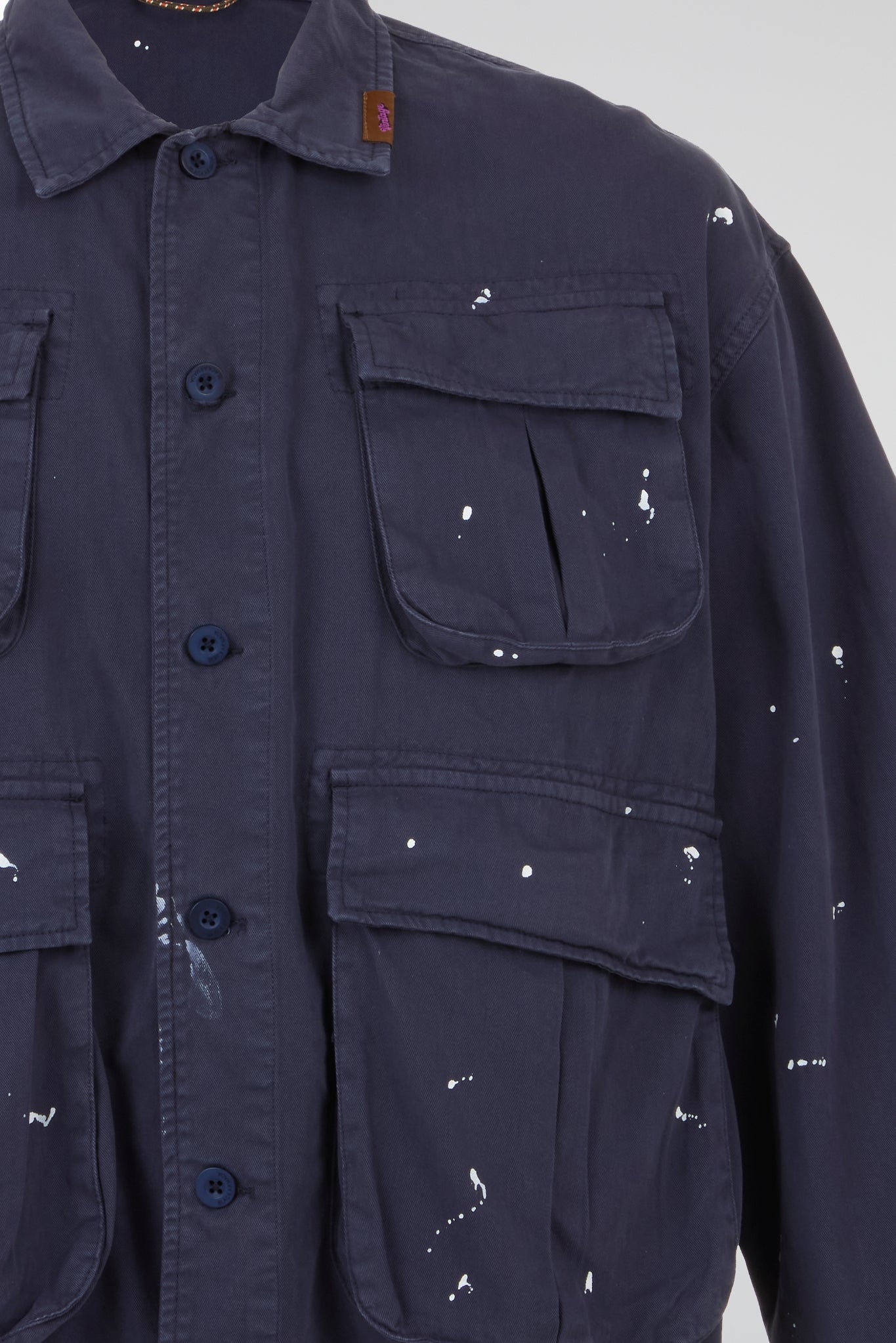 Paint-Splatter Utility Field Jacket