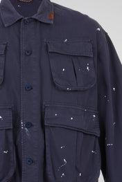 Paint-Splatter Utility Field Jacket