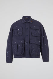 Paint-Splatter Utility Field Jacket