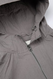 Crinkle Hooded Zip Jacket