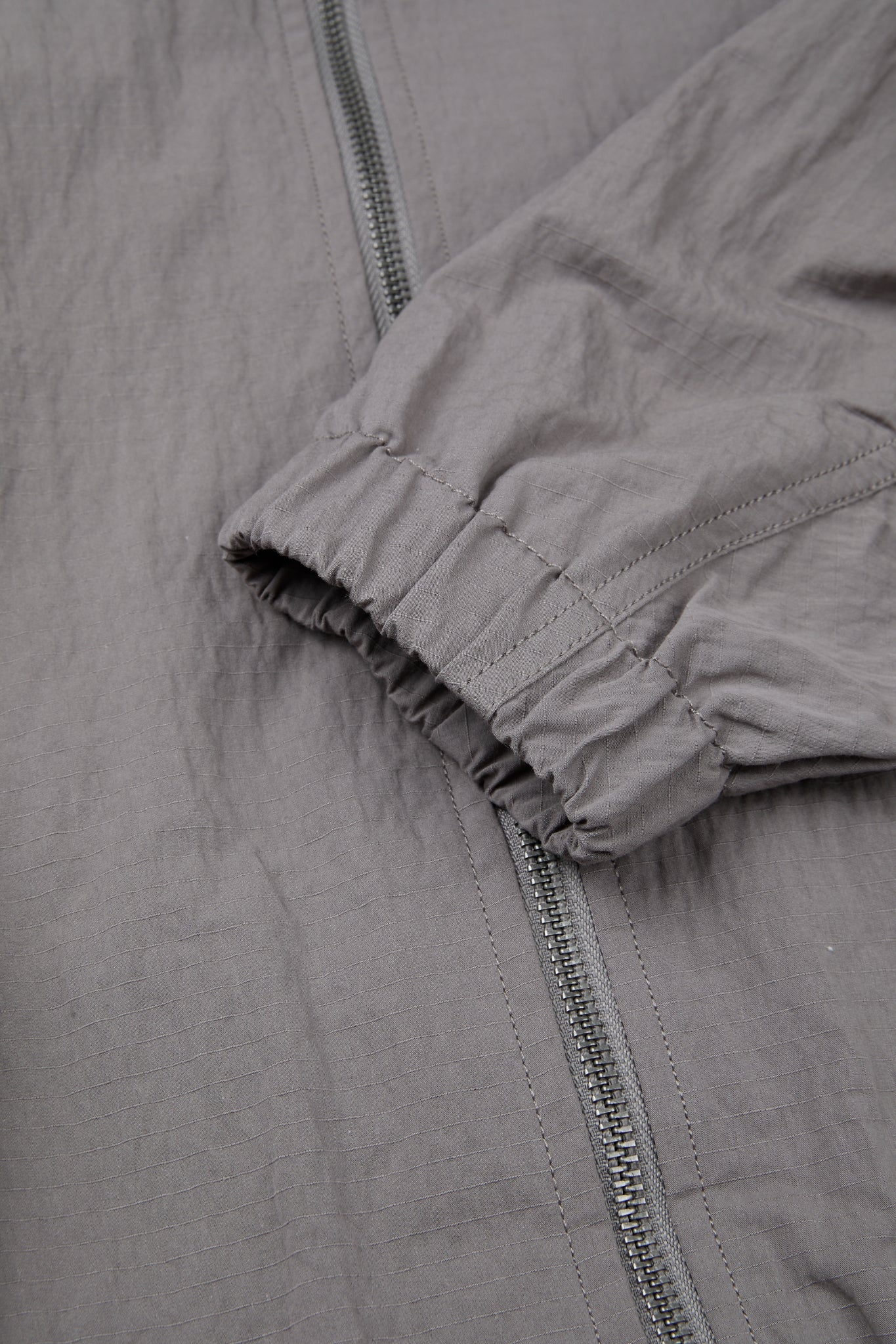Crinkle Hooded Zip Jacket
