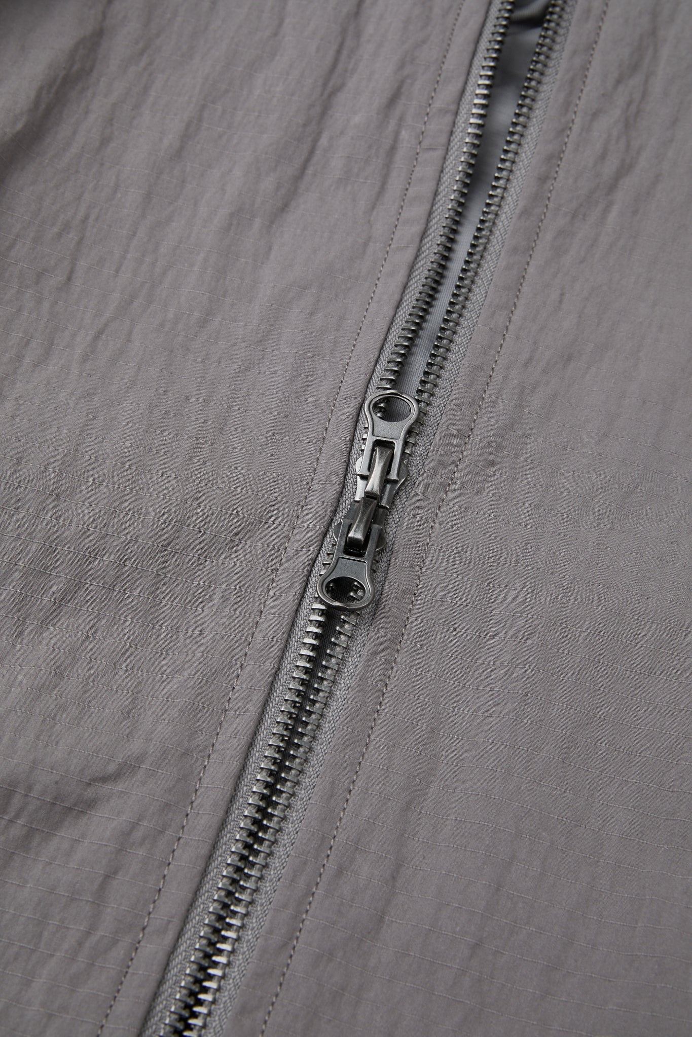 Crinkle Hooded Zip Jacket