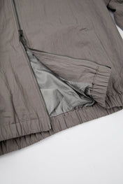 Crinkle Hooded Zip Jacket