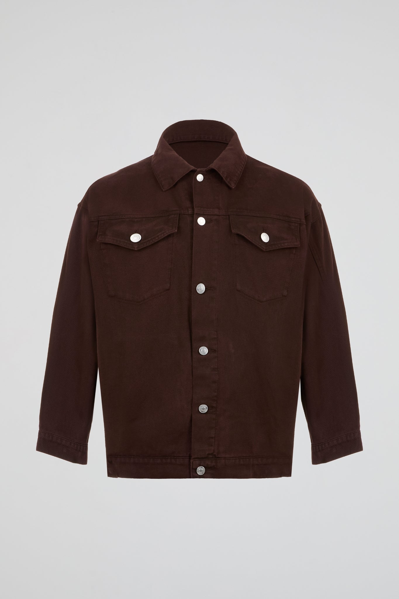 Earth Brown Vintage Wash Canvas Workwear Jacket