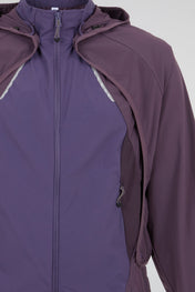 Technical Panel Windbreaker Convertible Jacket