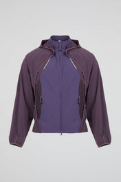 Technical Panel Windbreaker Convertible Jacket