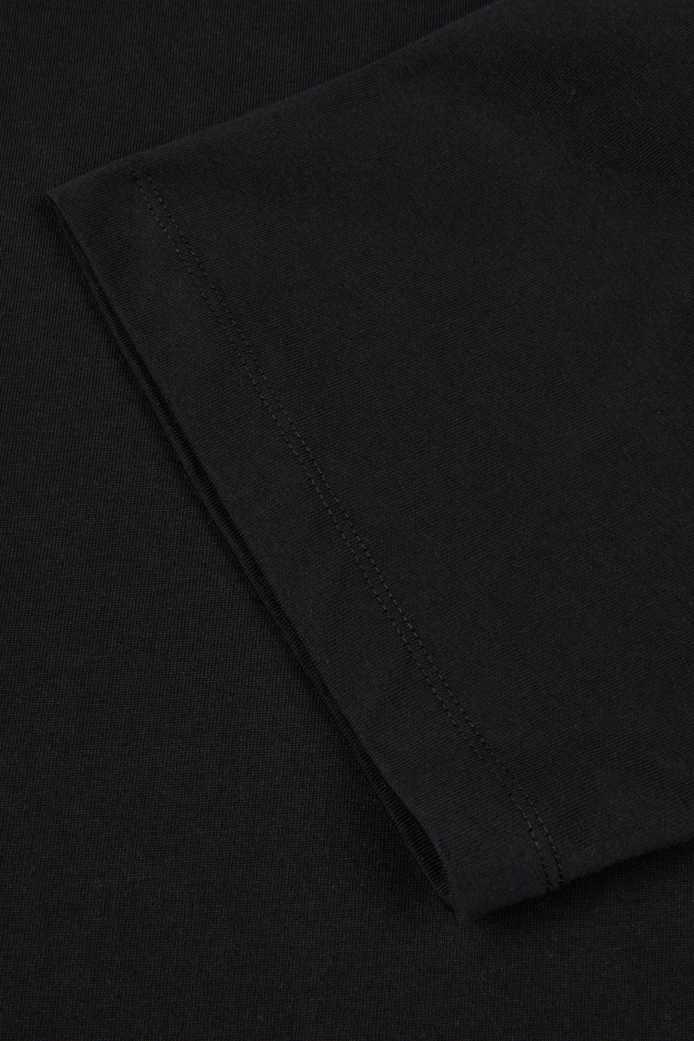 Black Boxy Essential Tee