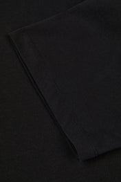 Black Boxy Essential Tee