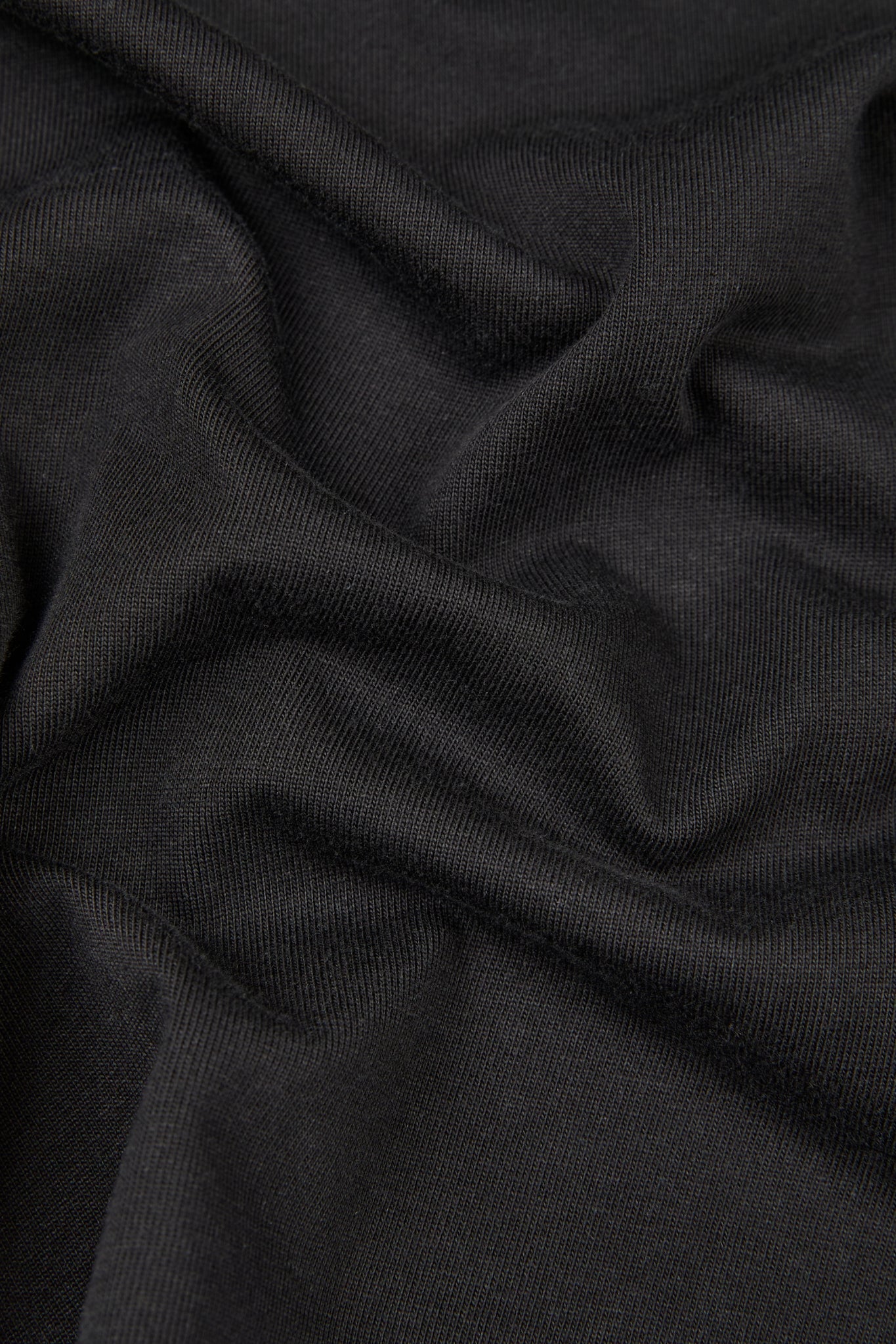 Black Boxy Essential Tee