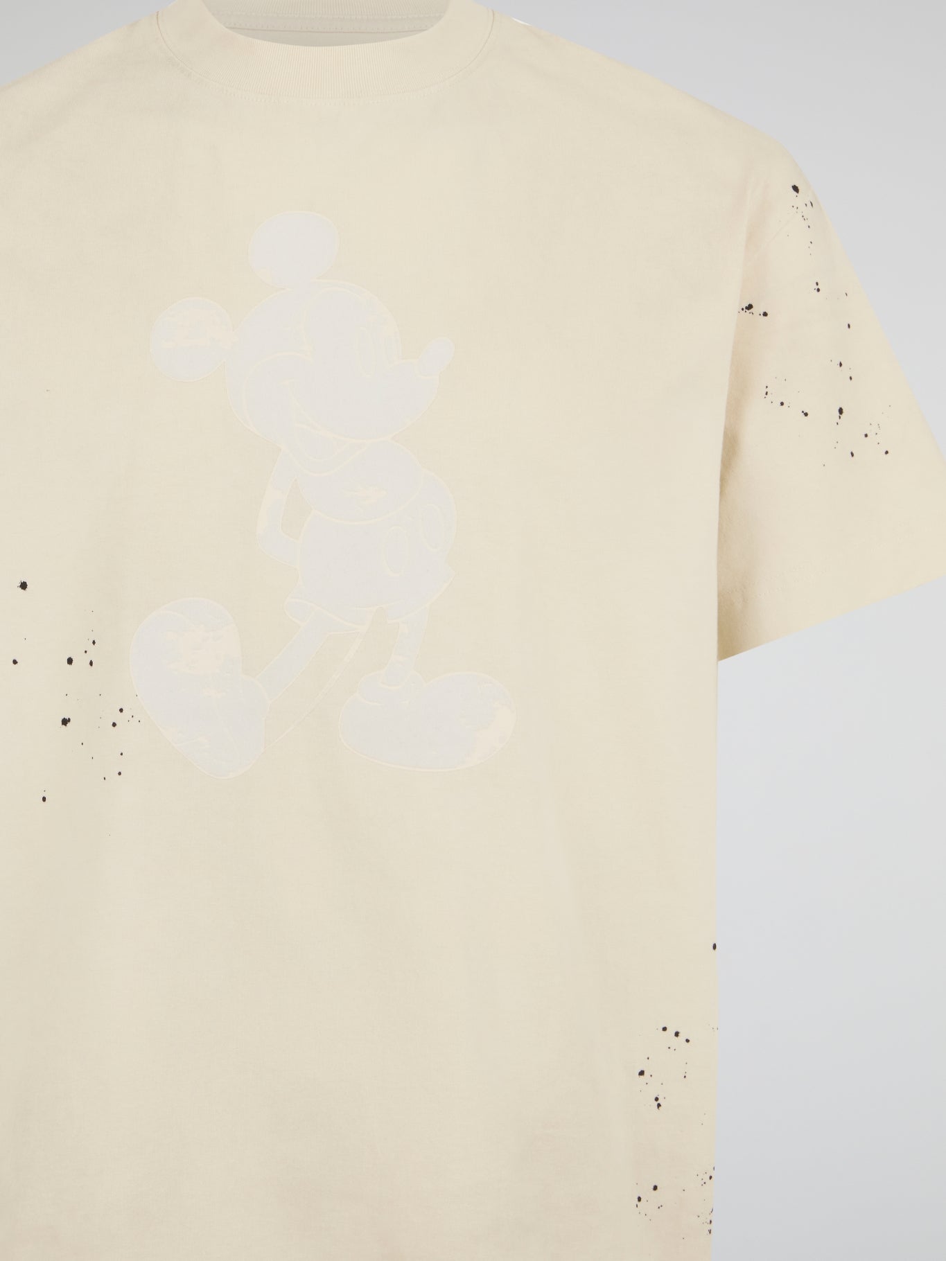 Faded Mouse Graphic Splatter Tee