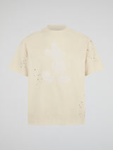 Faded Mouse Graphic Splatter Tee