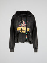 Avant-Garde Black Mickey Hoodie