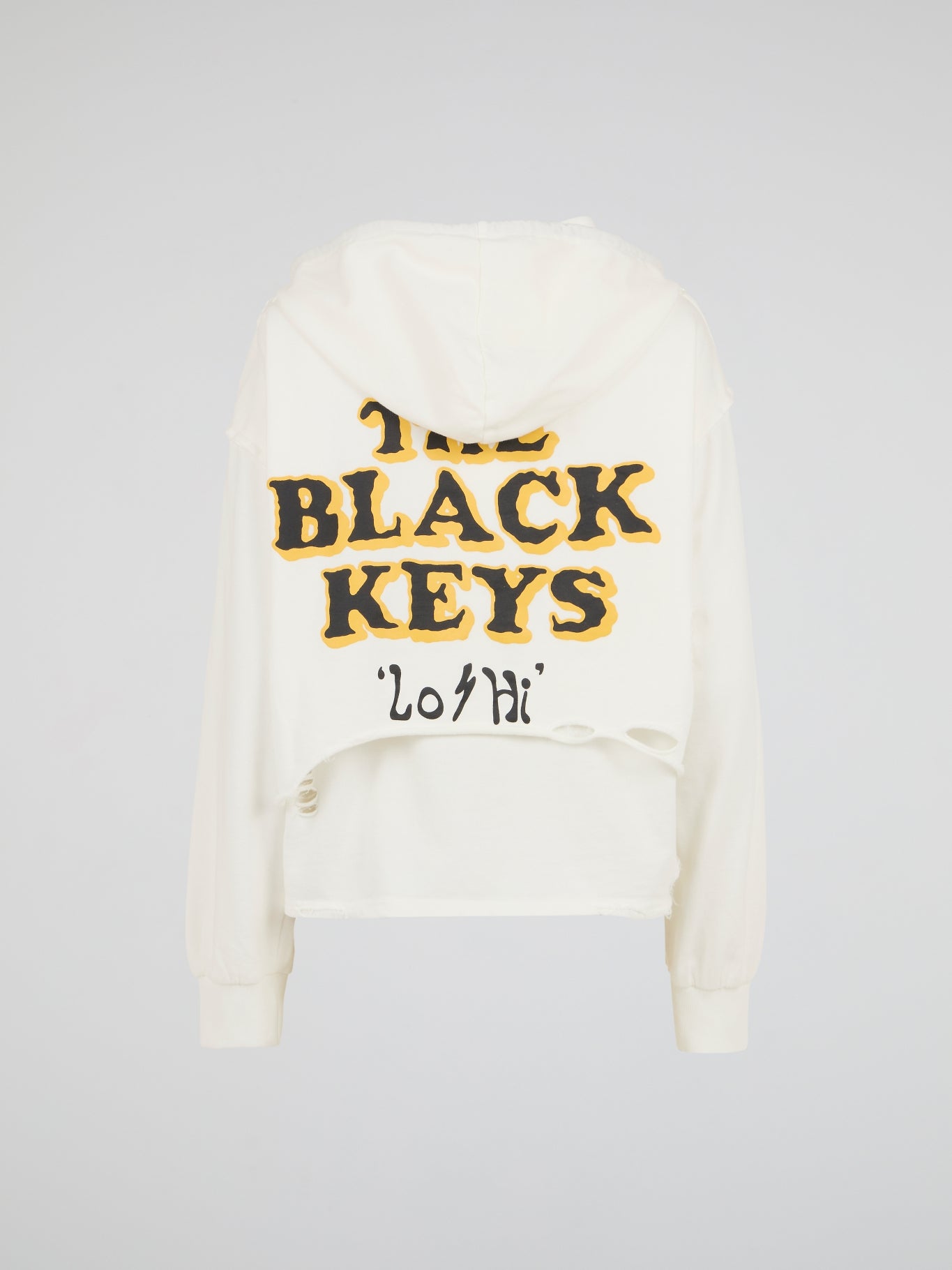 Optic White Mickey Deconstructed Hoodie
