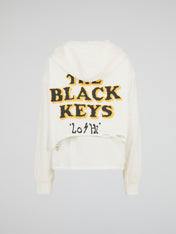 Optic White Mickey Deconstructed Hoodie