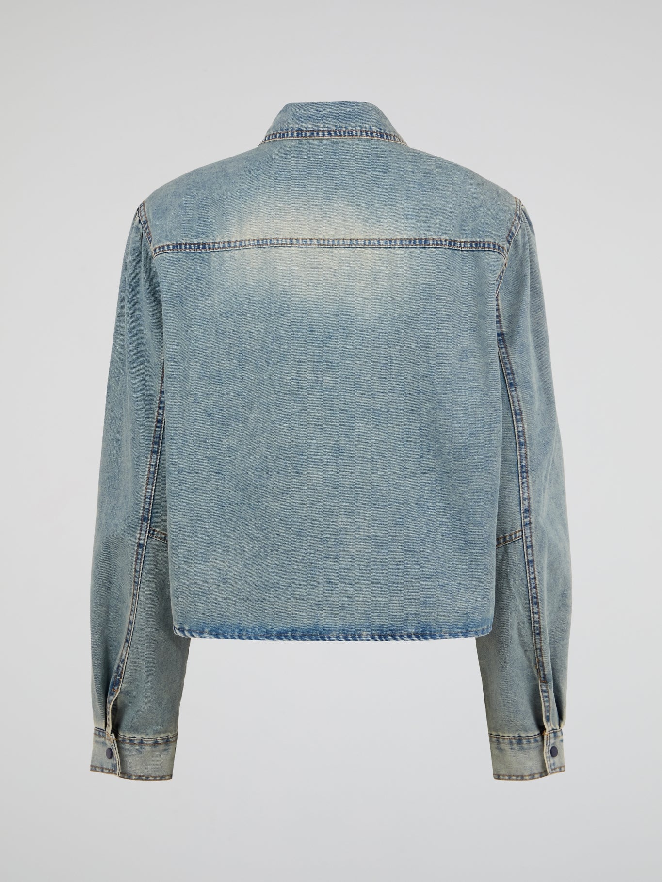 Graphic Patch Denim Shirt