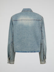 Graphic Patch Denim Shirt