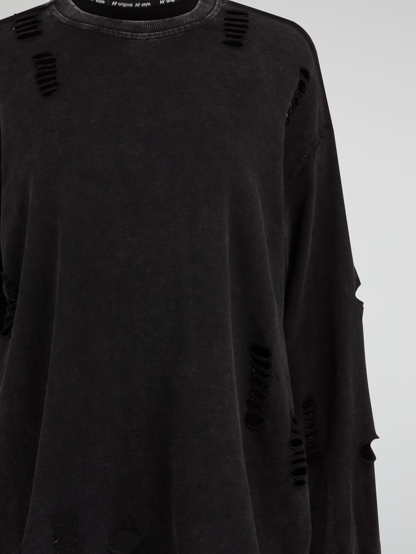 Distressed Long Sleeve Tee