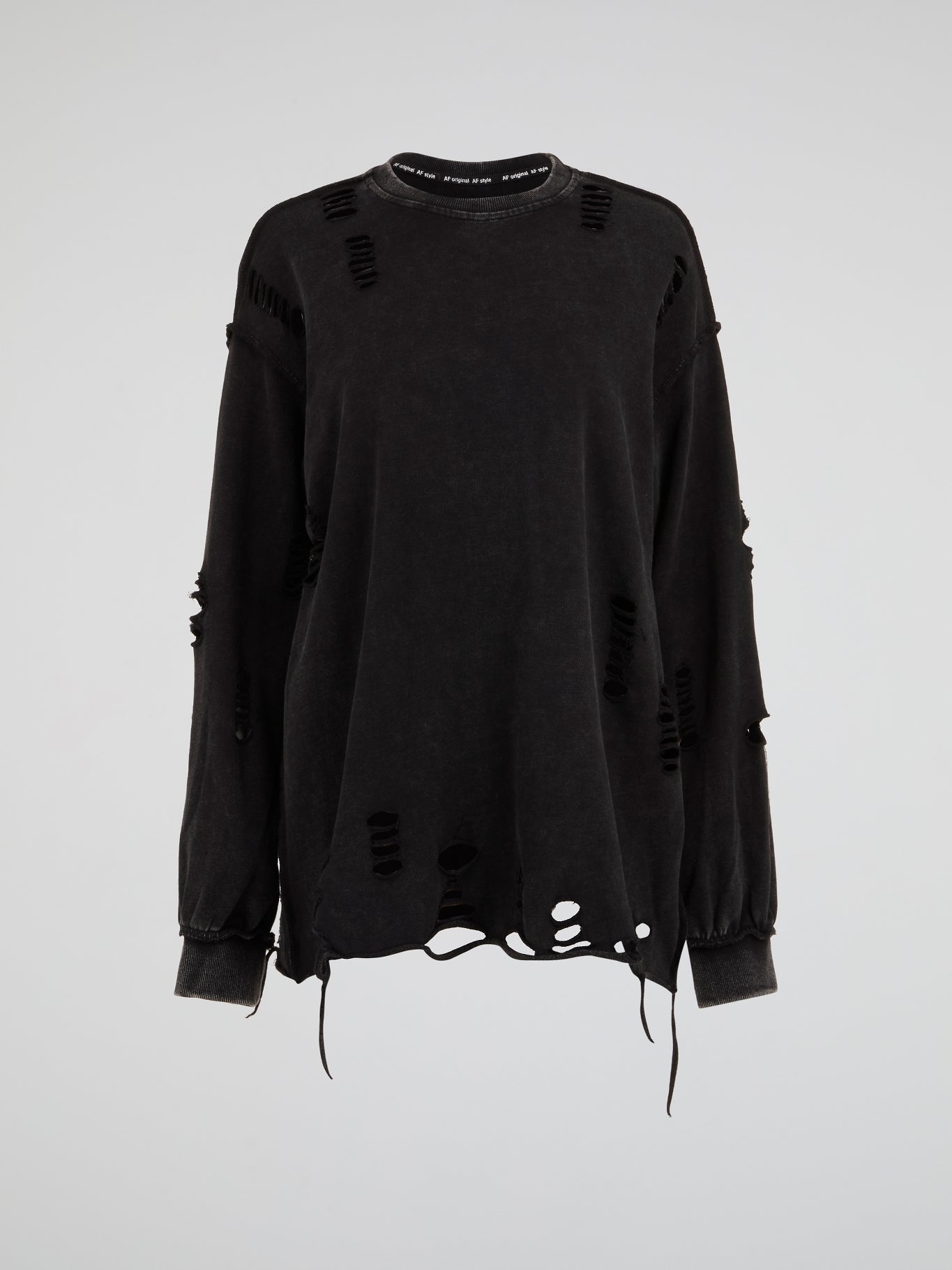 Distressed Long Sleeve Tee