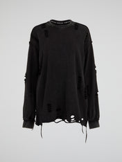 Distressed Long Sleeve Tee