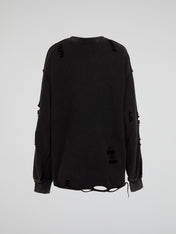Distressed Long Sleeve Tee