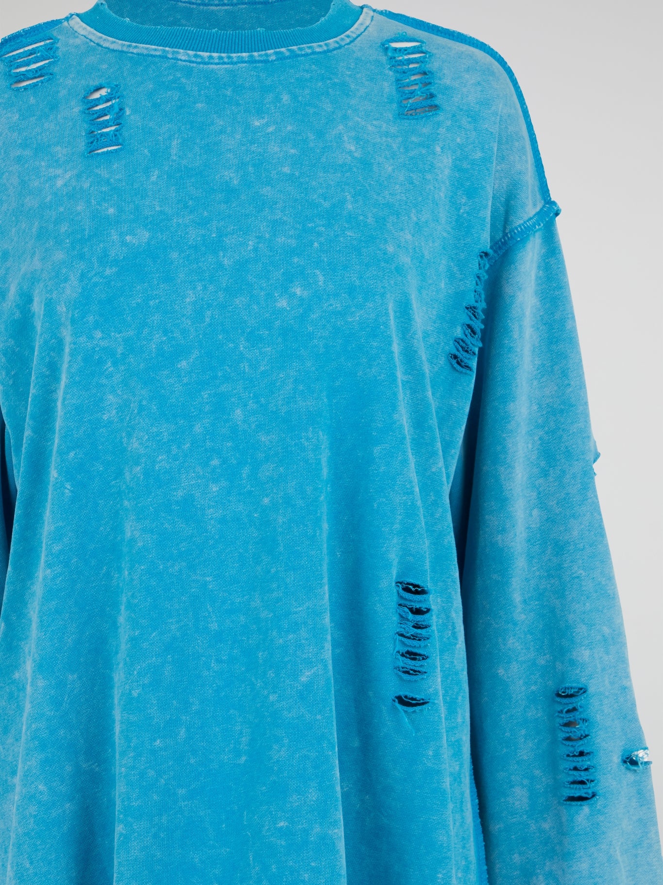 Distressed Long Sleeve Tee