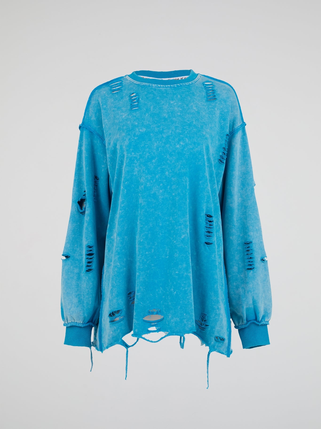 Distressed Long Sleeve Tee
