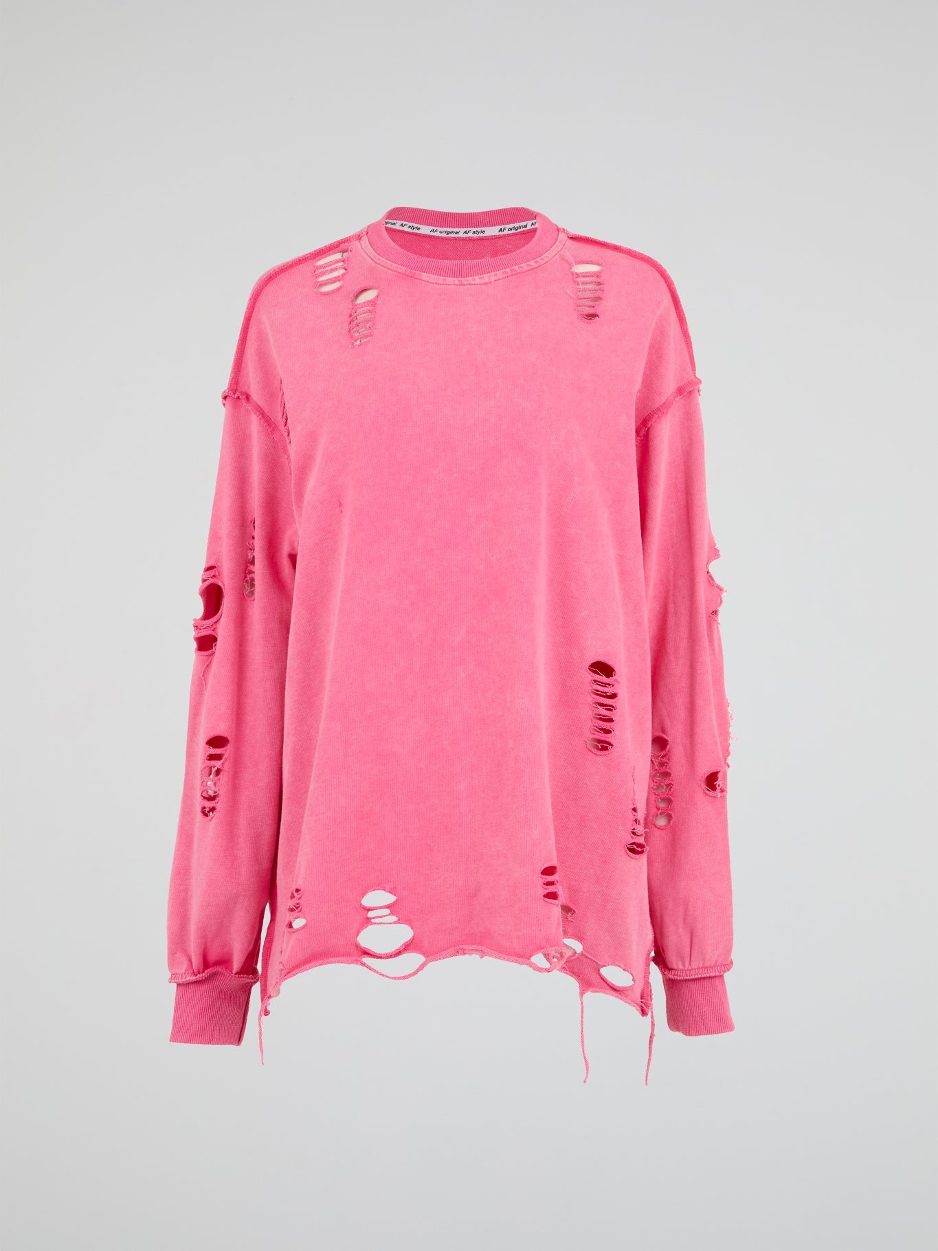 Distressed Long Sleeve Tee