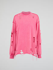 Distressed Long Sleeve Tee