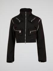Obsidian Black Flight Jacket