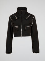 Obsidian Black Flight Jacket